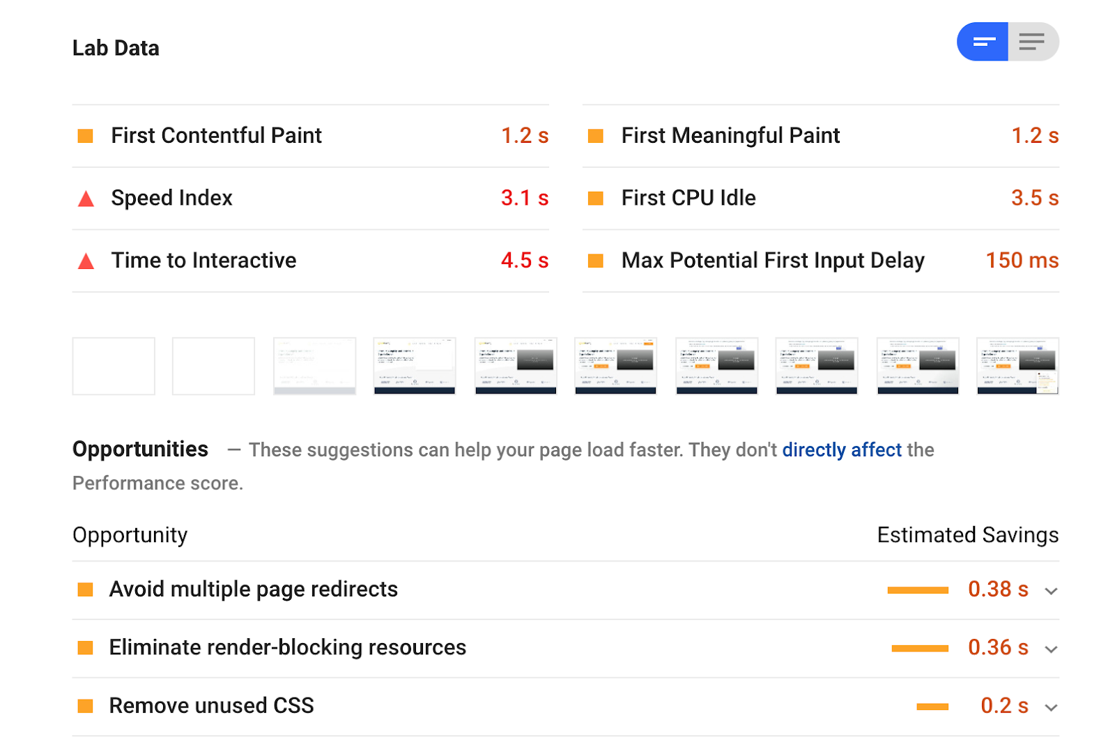 GoogleSpeedTest